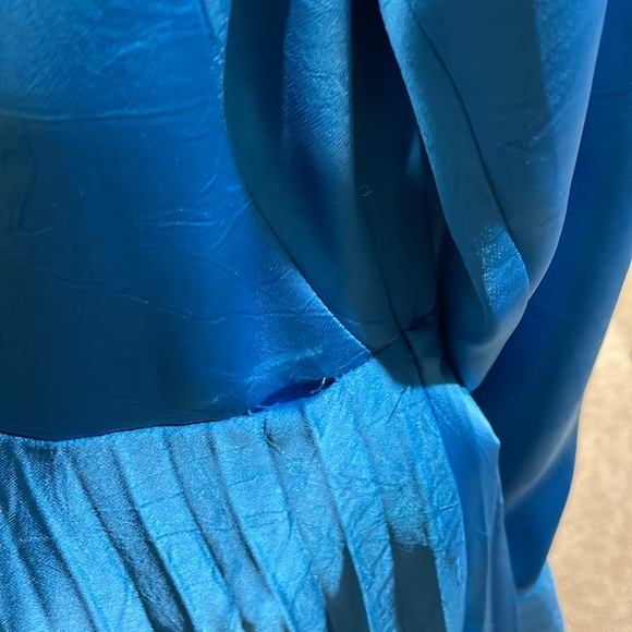 Sandro Blue Long Sleeve Dress - Picture 3 of 4